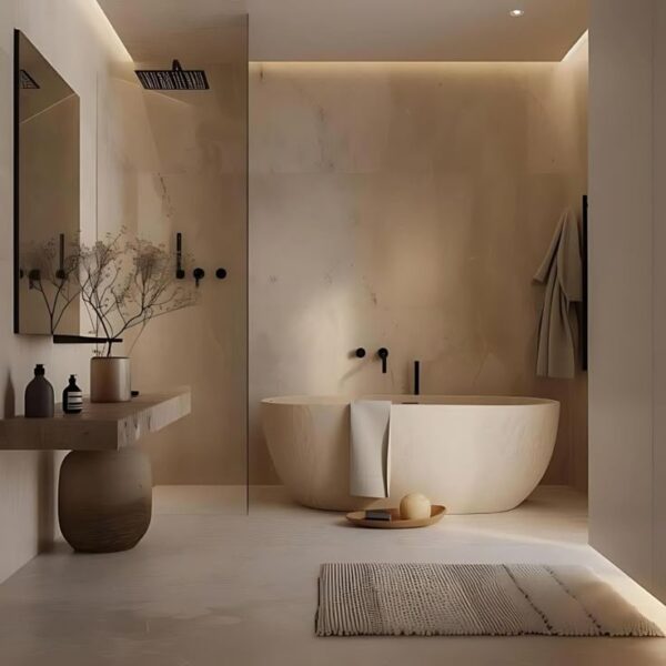 Terrazzo Shell Bathtub