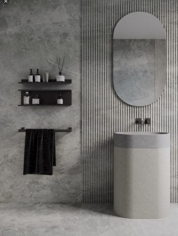 Terrazzo Pedestal Basin