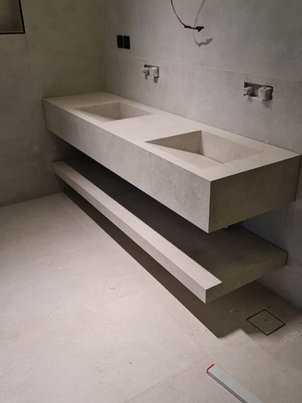 Concrete Vanity with Slab